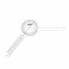 39712 ADC Goniometer Dual Calibration Medicos Club #3