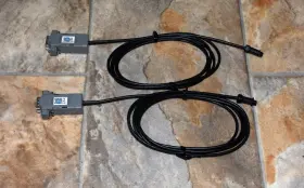 Biopac Ss21-x Lot Of 2 Lab Goniometer Cables Gonio150 And Ss20-y Gonio110 Db9 To 4-pin