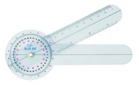 Blue Jay An Elite Healthcare Brand Rps-bj225115 Take A Range Check Plastic 6 Goniometer 360 Deg