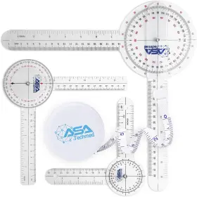 Inc 726084626676 Goniometer Set 4 Pieces 12 Inch 8 6 Body Measuring Tape - Physical Therapy Occu