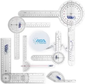S2-IJZ7-C8RD Goniometer Set Body Measuring Tape Physical