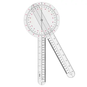 Oiiki Ok1101t2-m Goniometer 12 Inch 360 Degree Plastic