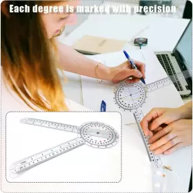 801330 PPGOD Goniometer Transparent Orthopedic Angle Ruler #3