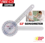 Ever Ready First Aid Plastic 12" Goniometer 360 Degree Isom. Fixed Price $7.95.