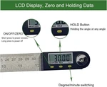 12 Inch Digital Angle Finder, Jyeastz Stainless Steel Protractor 12inch. Fixed Price $30.42.