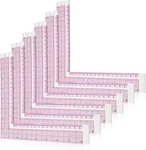 Frienda 4 Pieces Plastic Sewing Ruler L Shaped Clear Right Angle Measure T. Fixed Price $13.92.