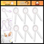 12" Transparent Goniometer - 360 Orthopedic Angle Ruler For Body Measurement (6. Fixed Price $28.79.