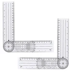 2pcs Clear Plastic Goniometer Quick Angle Protractor Finder Ruler.... Fixed Price $11.91.
