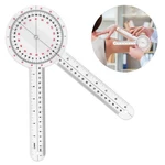 Prasacco 12 Inch Goniometer, Transparent Orthopedic Angle Ruler. Fixed Price $9.06.