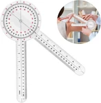 Prasacco 12 Inch Goniometer, Transparent Orthopedic Angle Ruler Plastic Goniomet. Fixed Price $13.44.