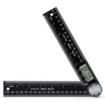 Digital Angle Finder Protractor, 7inch 200mm Gauge Professional Black. Fixed Price $12.21.