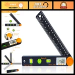 7" Digital Angle Finder Protractor Tool - 0-360 Led Level With Bubble & Ruler F. Fixed Price $29.69.