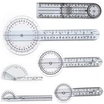 Goniometer Set Of 6 With Bag,360 Set-including 6/8/12 Inch Gonio. Fixed Price $18.37.