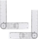 2pcs Clear Plastic Goniometer Quick Angle Protractor Finder Style 1. Fixed Price $9.46.